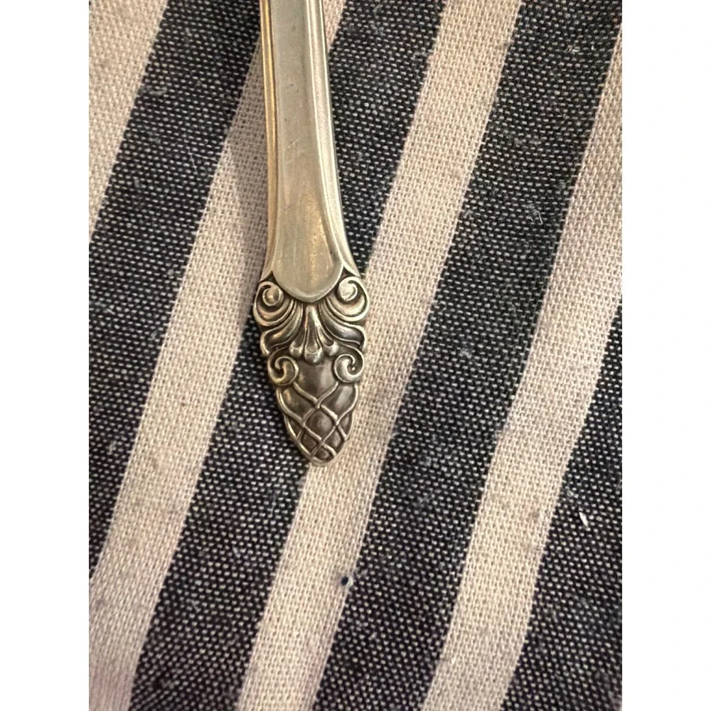 Gorham Sovereign Sterling Silver Cocktail Seafood Forks Set of 8 Ornate Scroll